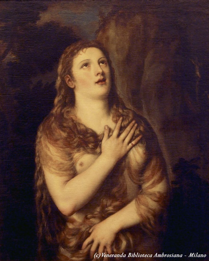 Pinacoteca Ambrosiana em Milão. Ticiano - Madalena