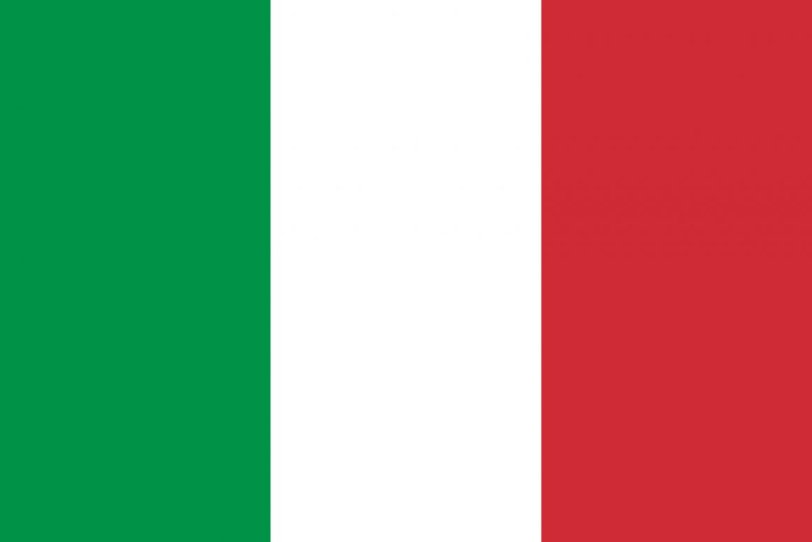 História das cores da bandeira italiana