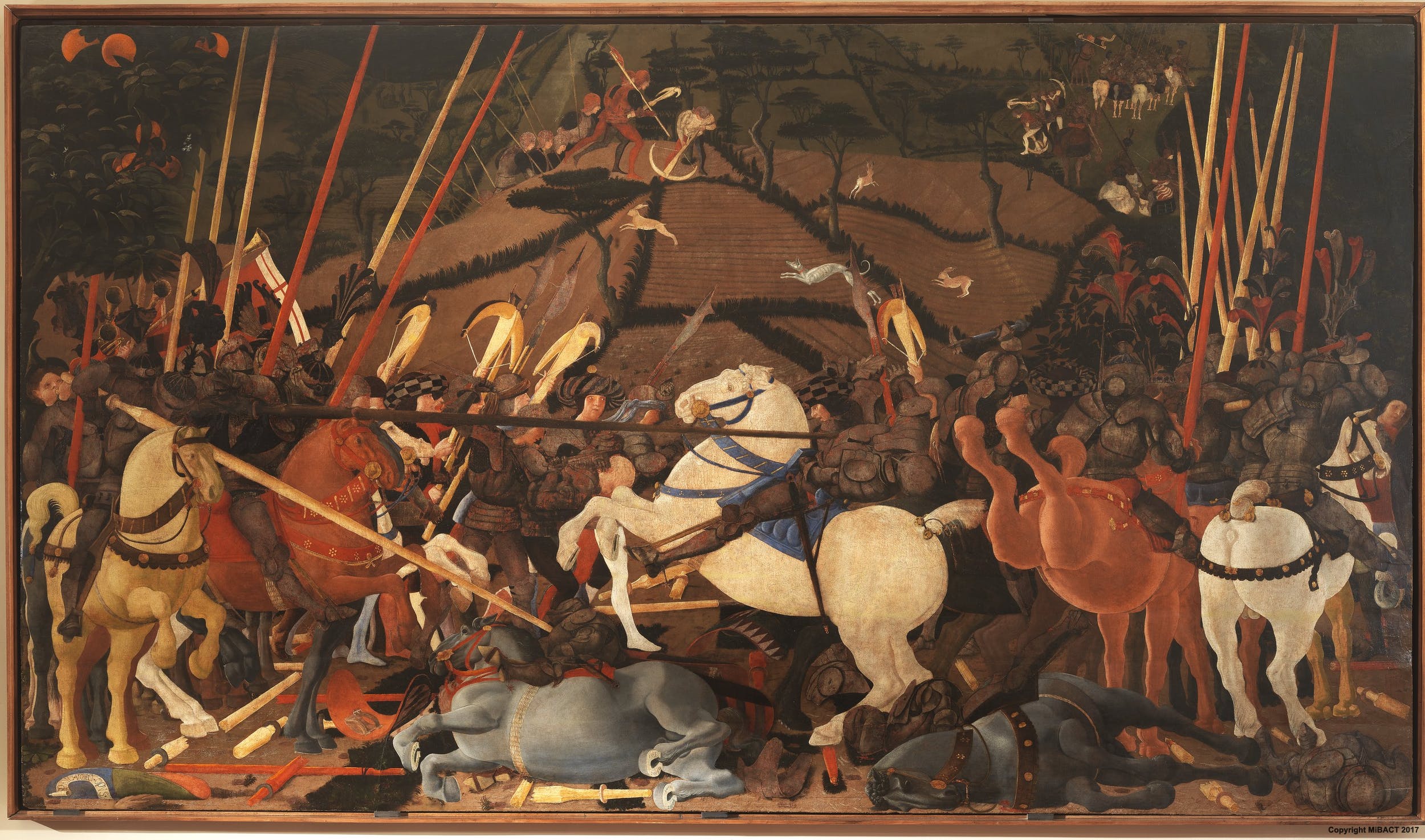 Batalha de São Romão (San Romano), de Paolo Uccello